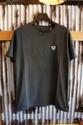 BANKS HEART TEE SHIRT (DIRTY BLACK)