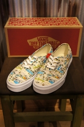 yLADY'S ITEMz VANS AUTHENTIC (PALM SPRINGS) CLOUD CREAM/WHITE