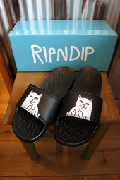 RIPNDIP LORD NERMAL SLIDES (BLACK)