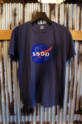 FUCT SSDD SPACE LOGO TEE (NAVY)