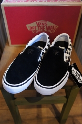 VANS~THRASHER SLIP-ON PRO (THRASHER)BLACK/CHECKERBOARD