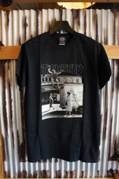 THRASHER MAGAZINE HACKETT S/S T-SHIRT (BLACK)