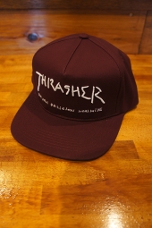 THRASHER MAGAZINE NEW RELIGION SNAPBACK CAP (MAROON)