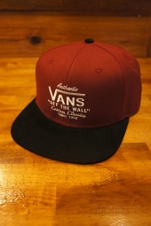 VANS AUTHENTIC VANS  SNAPBACK (RHUBARB-BLACK)