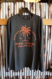 BANKS POINT L/S TEE SHIRT (DIRTY BLACK)