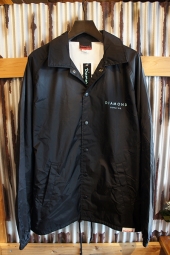 DIAMOND SUPPLY CO STONE CUT COACHES JACKET (BLACK)