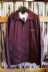 DIAMOND SUPPLY CO STONE CUT COACHES JACKET (BURGUNDY)