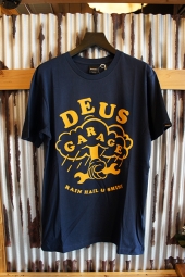 DEUS EX MACHINA GARAGE TEE (NAVY)