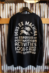 DEUS EX MACHINA POST MODERN LS TEE (BLACK)