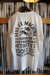 DEUS EX MACHINA POST MODERN LS TEE (WHITE)