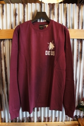 DEUS EX MACHINA TEETH LS TEE (MAROON)