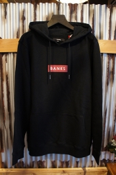 BANKS FORUM PULLOVER FLEECE (DIRTY BLACK)