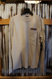 BRIXTON MARON L/S POCKET TEE (STONE)