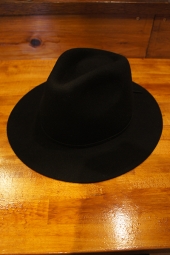 BRIXTON WESLEY FEDORA (BLACK)