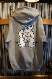 GRIZZLY ~ Champion LEADER OF THE PACK HOODIE (GRAY)