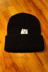 RIPNDIP LORD NERMAL KNIT BEANIE (BLACK)