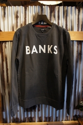 BANKS CLASSIC FLEECE (DIRTY BLACK)