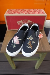 VANS CLASSIC SLIP-ON DX (SOUVENIR)BLACK