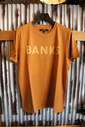 BANKS CLASSIC TEE SHIRT (BURNT KHAKI)