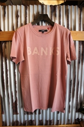 BANKS CLASSIC TEE SHIRT (ROSE)