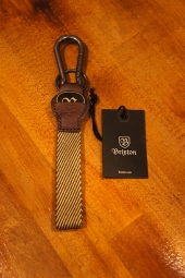 BRIXTON PLUCK KEY CHAIN (BROWN/KHAKI)