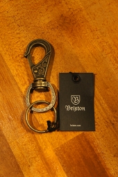 BRIXTON SCROLL KEY CLIP (ANTIQUE BRONZE)