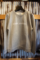 BANKS JOURNAL LABEL FLEECE (HEATHER GREY)