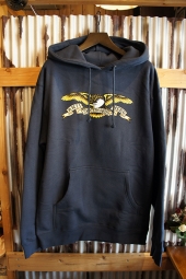 ANTIHERO EAGLE L/S PULLOVER HOODED SWEATSHIRT (SLATE BLUE)