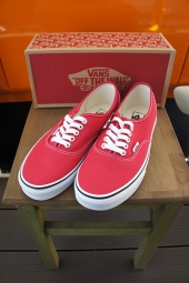 VANS Authentic Crimson/True White