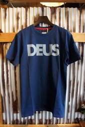 DEUS EX MACHINA ALL CAPS INDIGO TEE (DARK INDIGO)