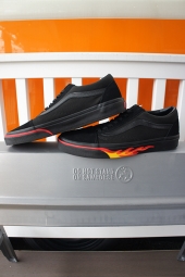 VANS OLD SKOOL (FLAME WALL) BLACK/BLACK