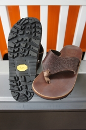 The Sandalman BEACH WAID SANDAL HORWEEN VIBRAM#1202 (BROWN)