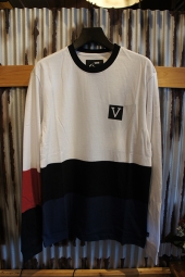 VANS CHIMA COLORBLOCK LS T-SHIRT (WHITE)