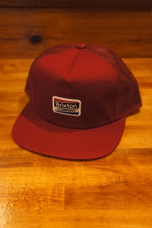 BRIXTON WORDEN MESH CAP (BURGUNDY)
