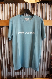 BANKS JOURNAL LABEL TEE SHIRT (SEAFOAM)