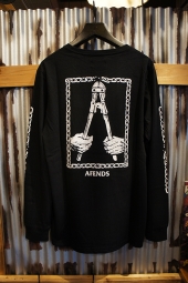 AFENDS WORLD IS YOURS LONGSLEEVE TEE (BLACK)