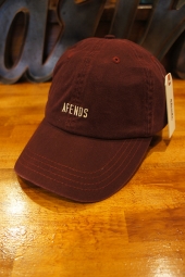 AFENDS HIGH RISE CURVED BRIM CAP (OXBLOOD)