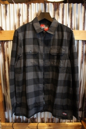 VANS ~ INDEPENDENT ZIP FLANNEL (ASPHALT)