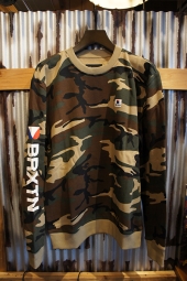 BRIXTON STOWELL II CREW FLEECE (CAMO)