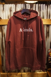 AFENDS TRACK PULL ON HOOD (OXBLOOD)