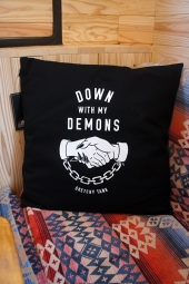 LURKING CLASS BY SKETCHY TANK DEMONS PILLOW (BLACK)