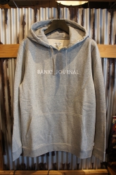 BANKS JOURNAL LABEL PULLOVER FLEECE (HEATHER GREY)