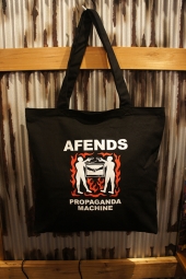 AFENDS PROPAGANDA MACHINE PREMIUM TOTE BAG (BLACK)