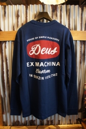 DEUS EX MACHINA Stacks LS TEE (ESTATE BLUE)