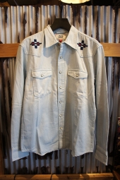 DEUS EX MACHINA Crosshair Western Shirt (BLEACH DENIM)