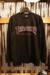 INDEPENDENT x THRASHER TIME TO GRIND L/S TEE (BLACK)