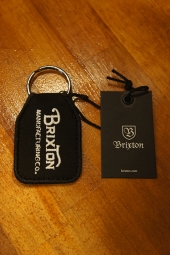 BRIXTON TRIBUTE KEY CHAIN (BLACK/WHITE)