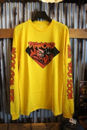 DIAMOND SUPPLY CO SEE YOU SOON L/S TEE (YELLOW)