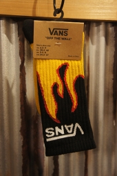 VANS SOCKS FLAMES CREW (FLAME)