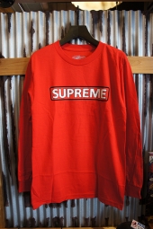 POWELL PERALTA SUPREME L/S T-SHIRT (RED)